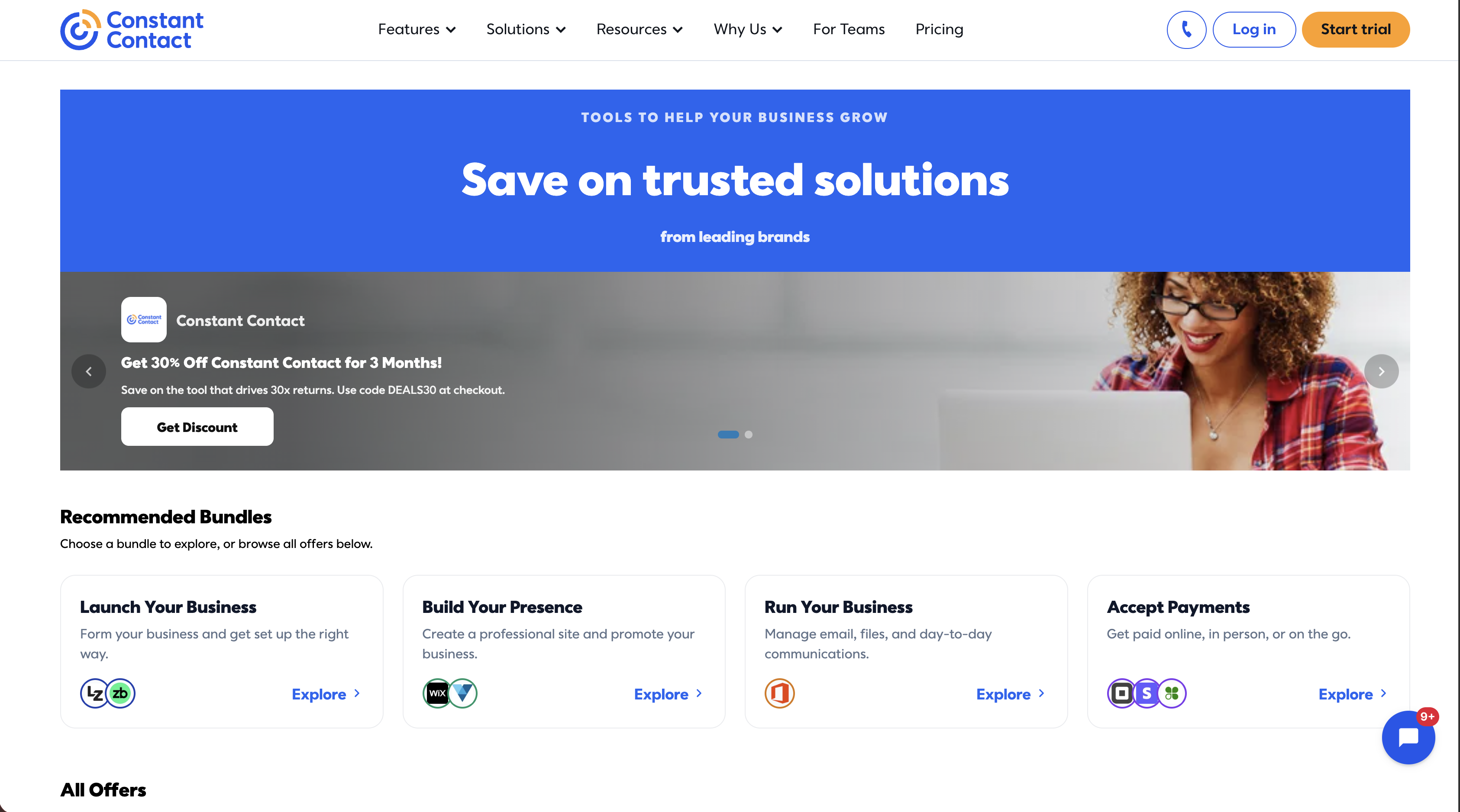 Constant Contact partner offers live