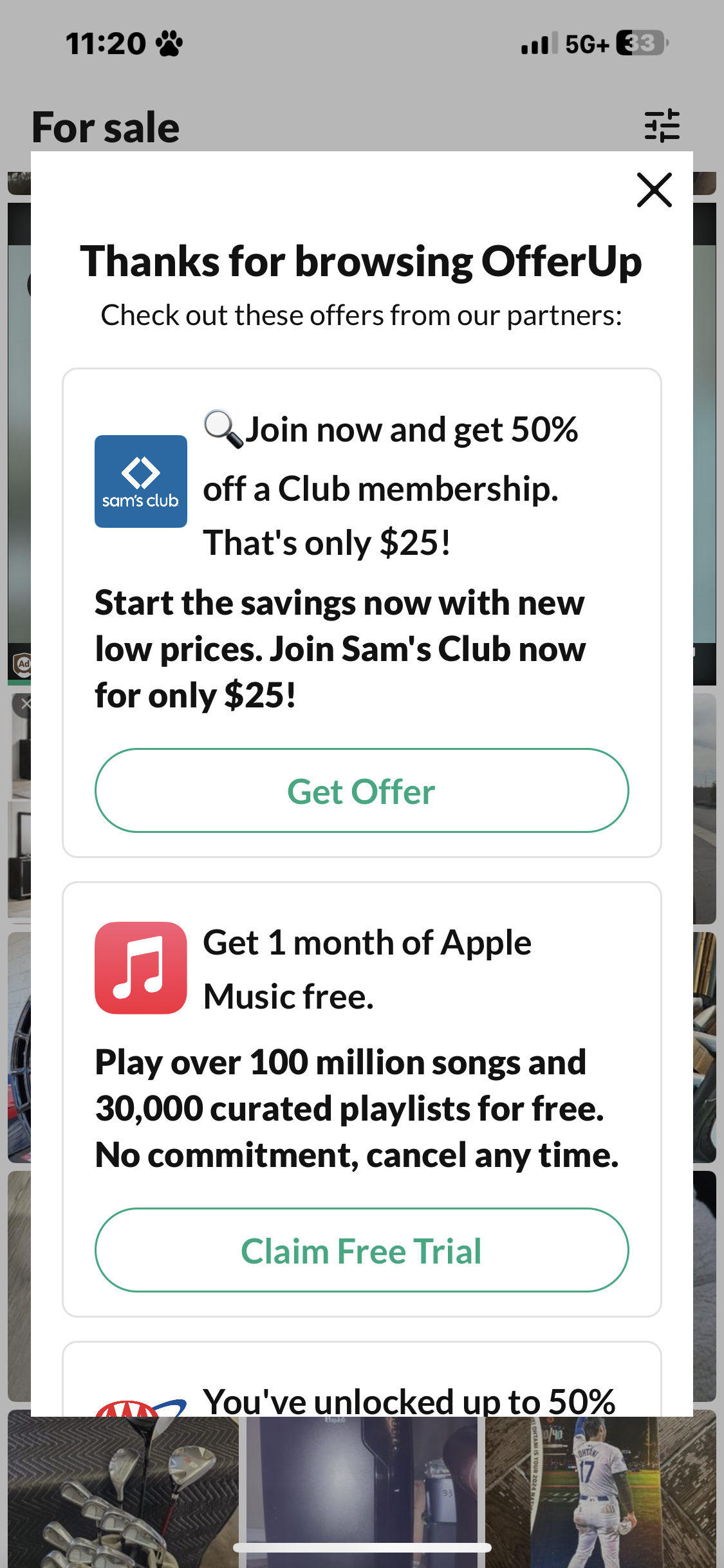 OfferUp partner offers live