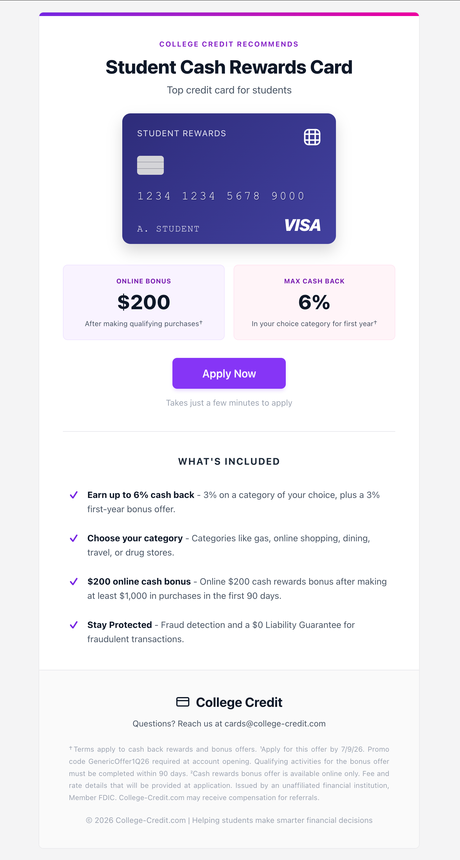 TuitionHero × BofA pilot email live